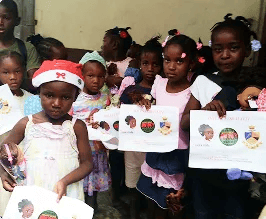 Kids with certificates.