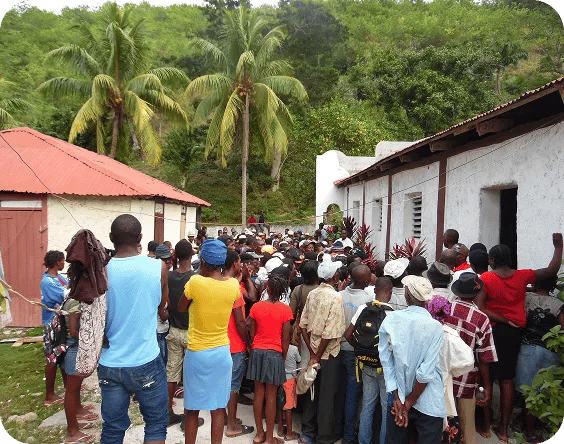 Community gathering.